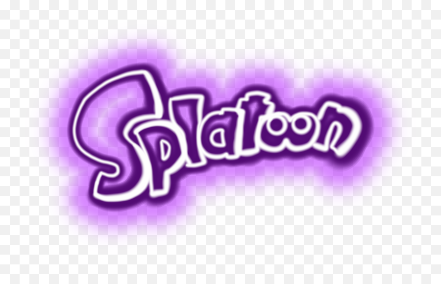 Splatoon Neon Glow Purple Logo Sticker By Lissy R - Graphic Design Png,Splatoon Logo Png