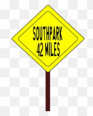 Filepanneau South Park - Bsvg Wikimedia Commons Traffic Sign Png,Squiggly Lines Png