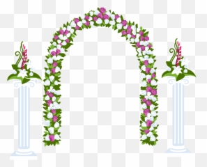 Image Result For Flower Arch Clipart - Png