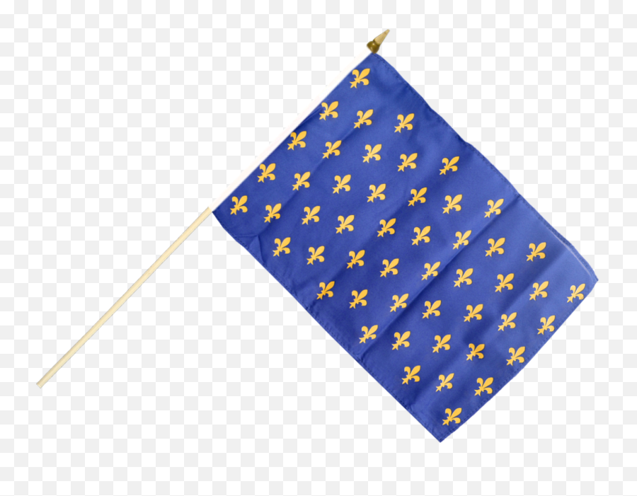 France Fleur - Delis Blue Hand Waving Flag 12 X 18 Inch Drapeau Val D Oise Png,Fleur De Lis Png
