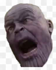 Thanos Car Clicker Tynker - Face Transparent Background png