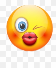 Wink Kiss Emoji Prietachula0312 Sticker By Janet - Kiss And Wink Emoji png