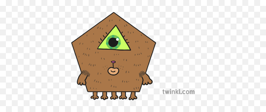 Pentagon Alien Illustration - Illustration Png,Alien Clipart Png