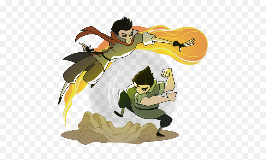 Download Mako And Bolin From The Legend Of Korra - Cartoon Robin Png,Korra Png