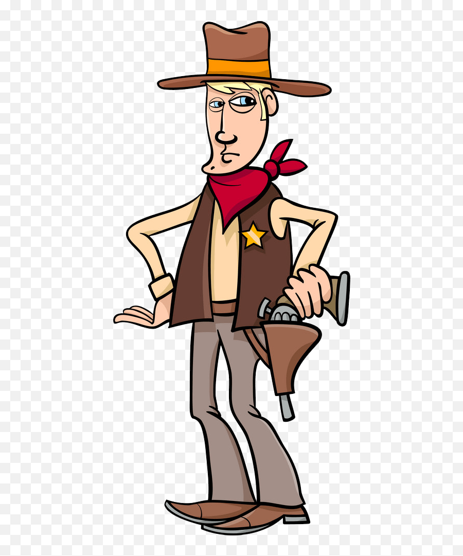 Cowboy Clipart - Clipartworld Xerife Vetor Png,Cowboy Emoji Transparent
