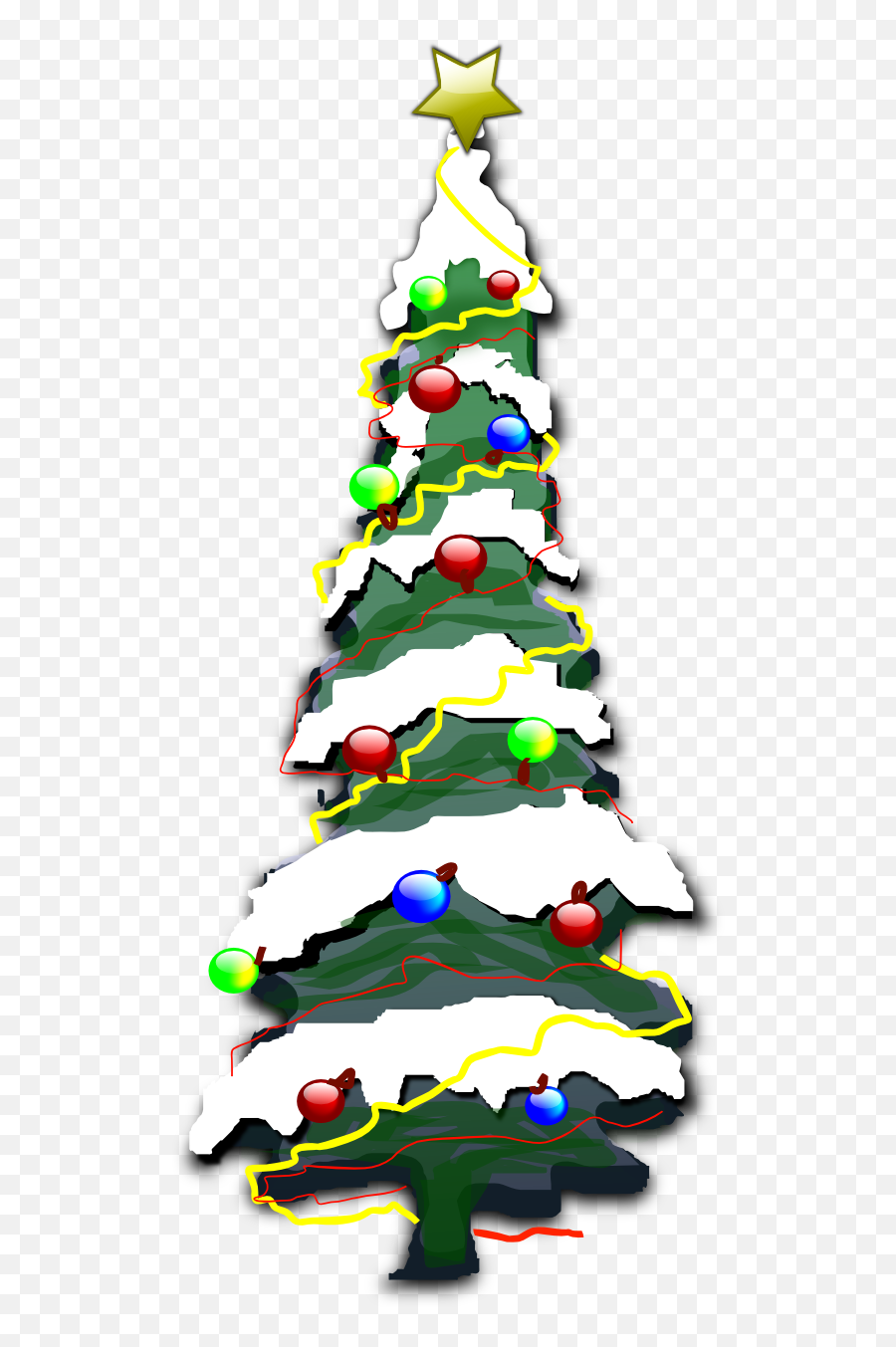 Free Xmas Graphics Download Clip Art - Cartoon Christmas Tree Snow Png,Charlie Brown Christmas Tree Png