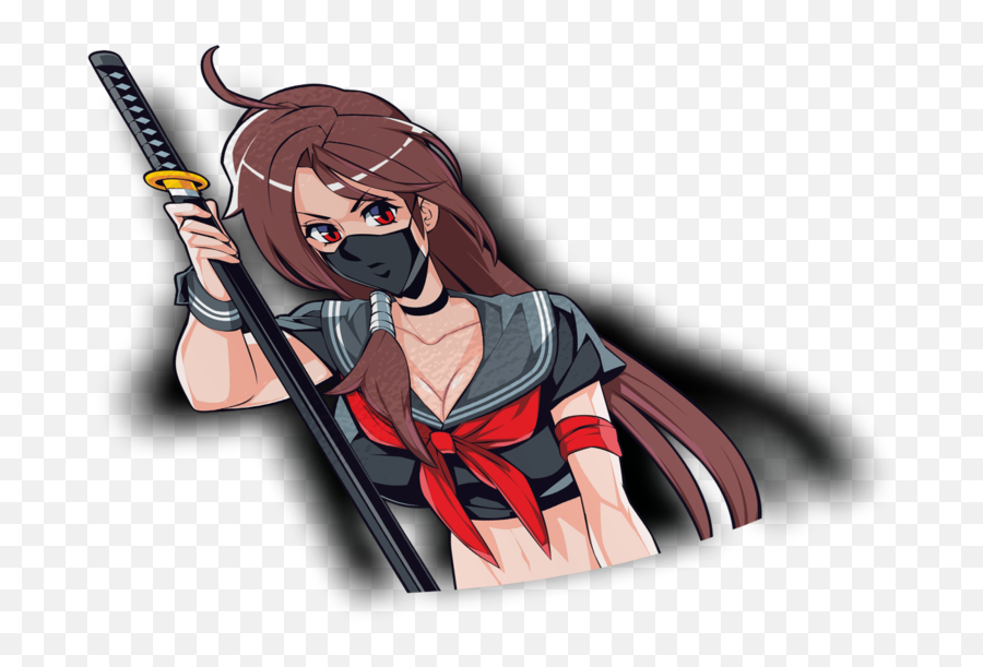 Oc Asuka Peeker Sticker - Fictional Character Png,Asuka Transparent