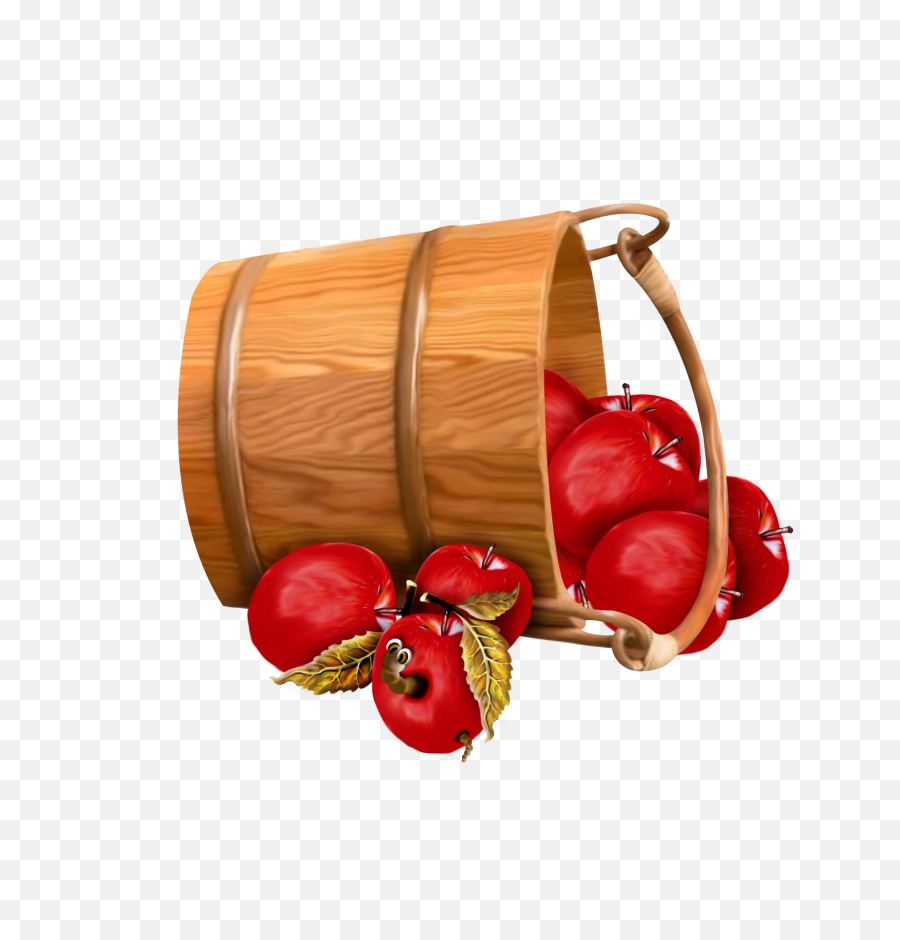 Pin - Bucket Of Apples Clipart Png,Apple Clipart Transparent