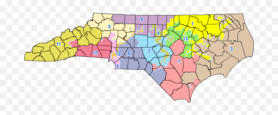 Supreme Court Rejects Nc Congressional Districts Wunc - North Carolina District Map Png,Supreme Court Png