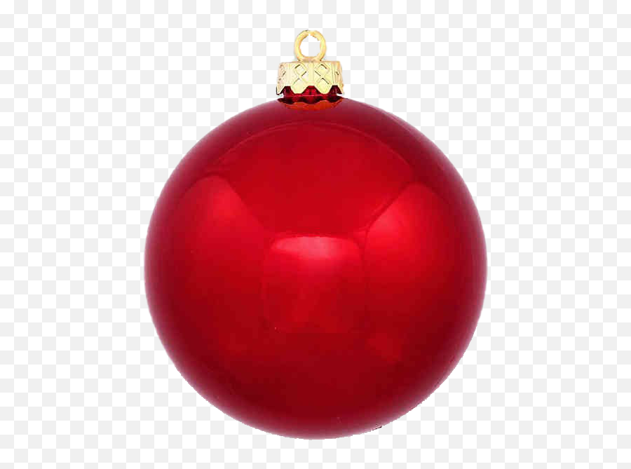 Single Red Christmas Ball Png Image - Transparent Red Christmas Ball Png,Red Christmas Ornament Png