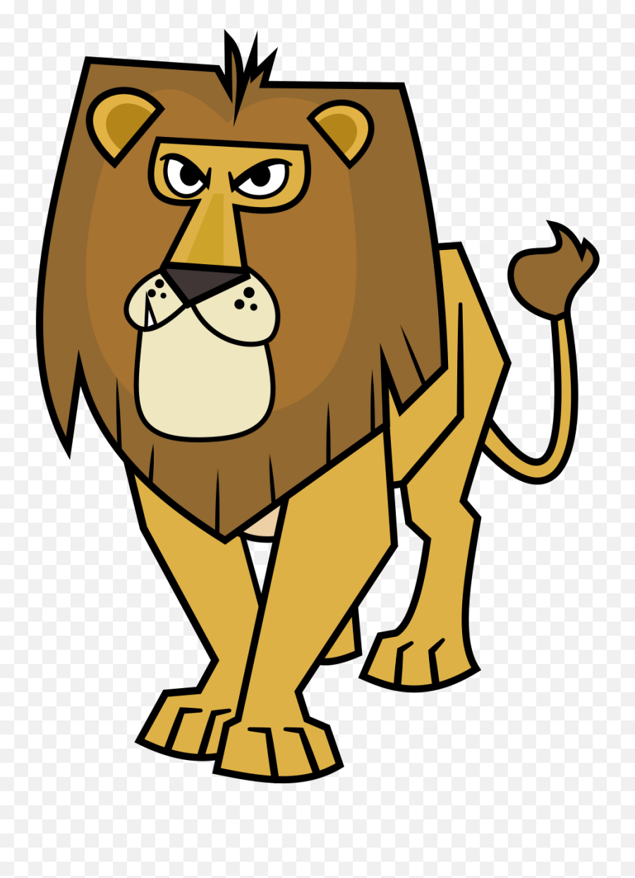 Download Lion - Total Drama Animals Png,Lion Cartoon Png