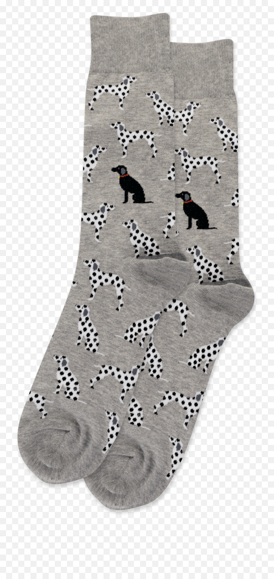 Hot Sox Mens Dalmatian Crew Socks - For Teen Png,Dalmatian Png