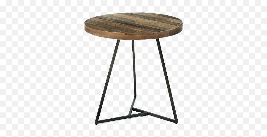 Reclaimed Wood Café Table - Outdoor Table Png,Cafe Table Png