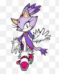 Sonic Rush And The Inner Monologue - Blaze Cat Png