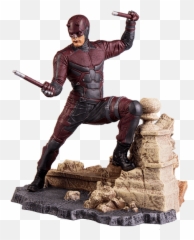 Marvel - Daredevil 9 Pvc Diamond Select Diorama Statue Diamond Select Daredevil Statue Png,Daredevil Transparent