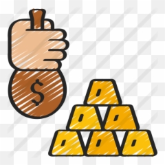 Gold Bar - Free business icons Language png