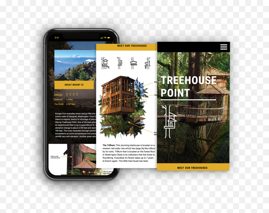 Treehouse Website U2014 Kelly Tetrault - Smartphone Png,Tree Elevation Png