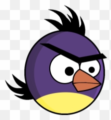 Purple Angry Bird By Demoskomicron - Birds Drawing png