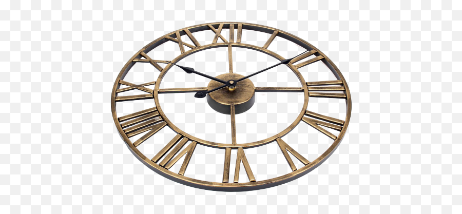 Finvis Gold - Large Modern Wall Clock In 2020 Large Wall Wall Clock Png,Gold Clock Png