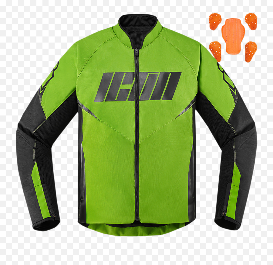 Icon Hooligan Textile Motorcycle Jacket - Motoros Kabát Zöld Png,Icon Leather Motorcycle Jackets