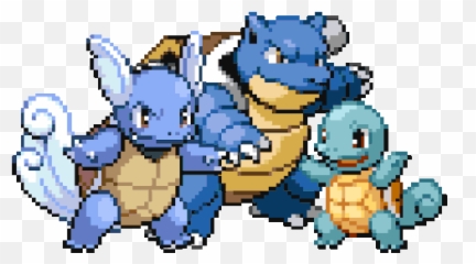 Pokemon Squirtle Sprite - 1st Gen Gif png