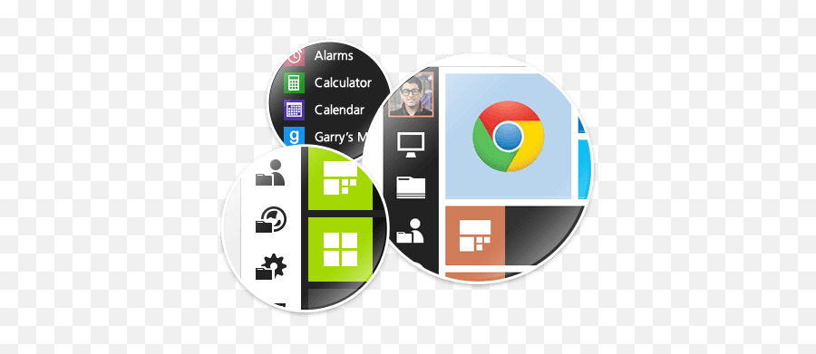 Start Menu Reviver - Vertical Png,Win 8 Start Icon