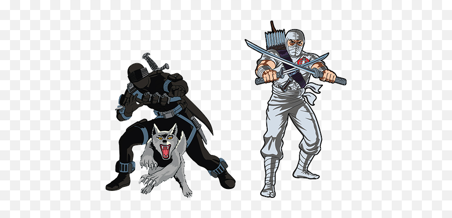 Snake Eyes X Storm Shadow Pin Set - Fictional Character Png,Footjoy Icon 52161