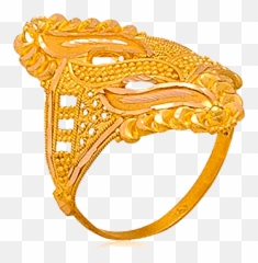 Lady Gold Ring - 033 Angti Gold Png,Gold Ring Png