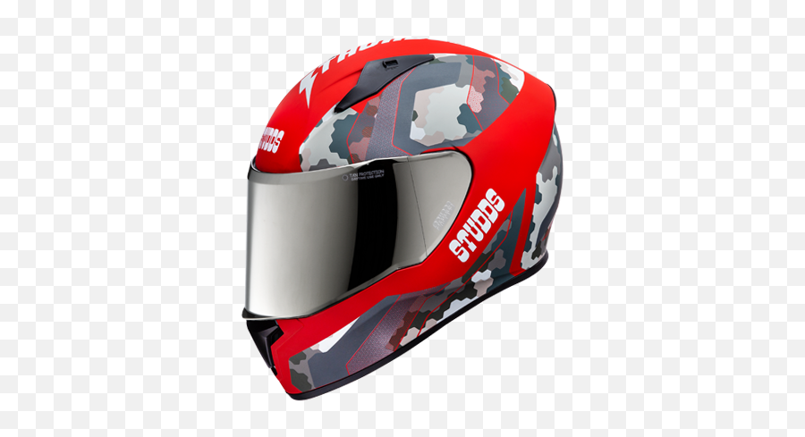 Studds Thundar D5 Red - Studds Thunder D5 Helmet Png,Red Icon Motorcycle Helmet