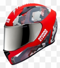 Studds Thundar D5 Red - Studds Thunder Helmet png