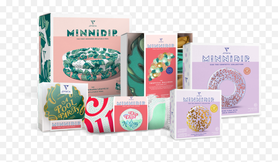 Minnidip Luxe Inflatable Pools By La Vaca - Box Png,Vaca Png