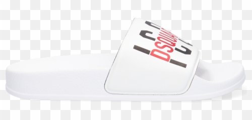 White Dsquared2 Flip Flops Icon Kid Slide 2 - Shoe Style Png,Flip Icon