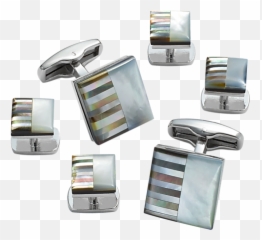 Hart Schaffner Marx Mother Of Pearl And Onyx Cufflinks U0026 Studs Set - For Men png