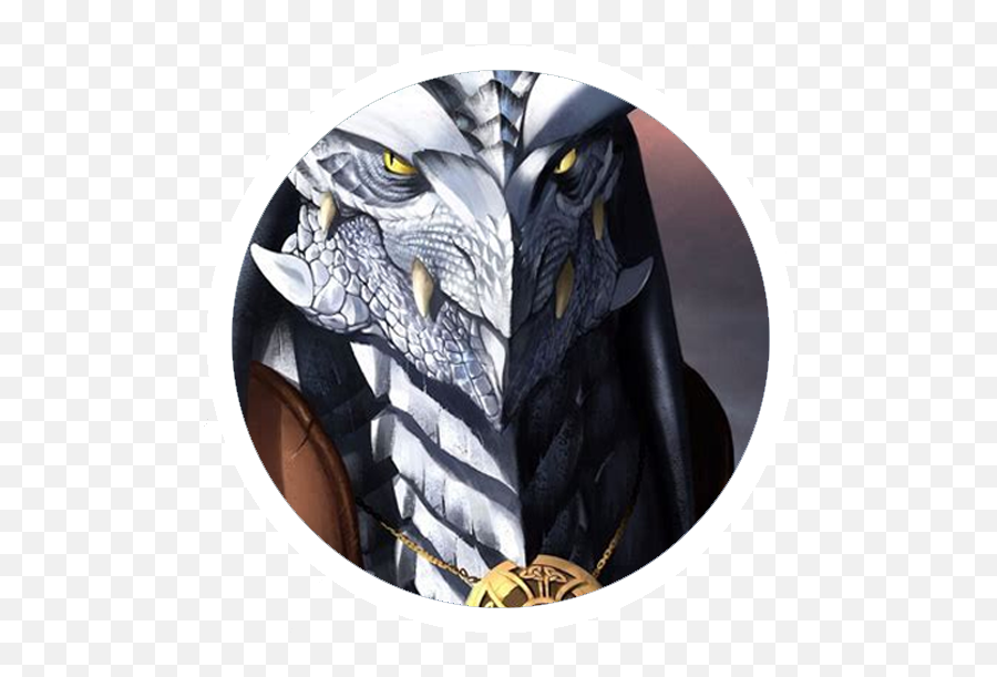 The White - Fantasy White Dragonborn Concept Art Png,Dragonborn Icon