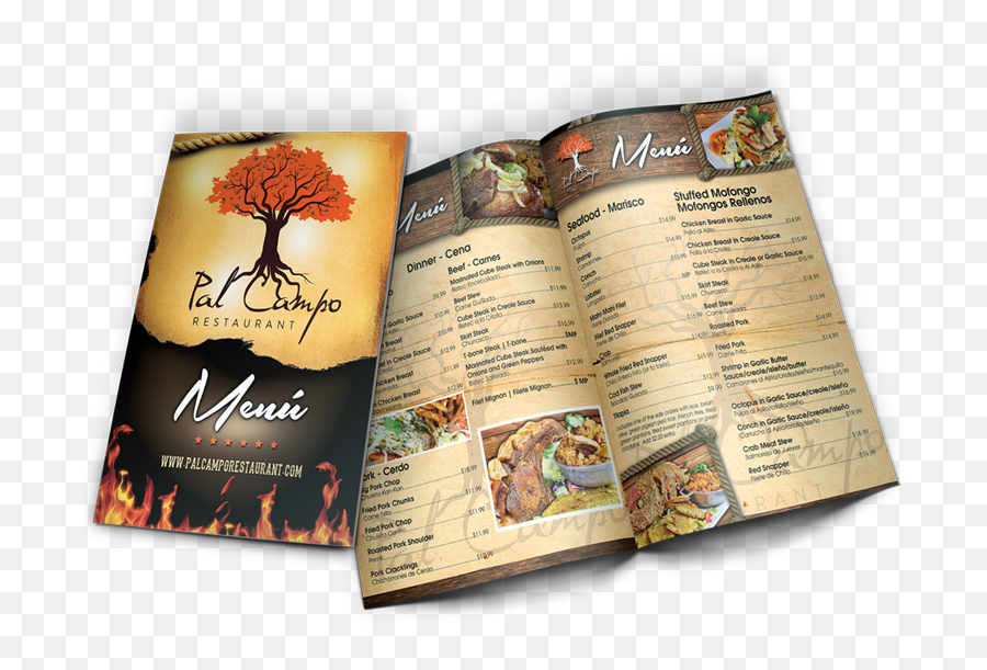 Pal Campo Restaurant Menu Orlando - Dandelion Png,Orlando Png