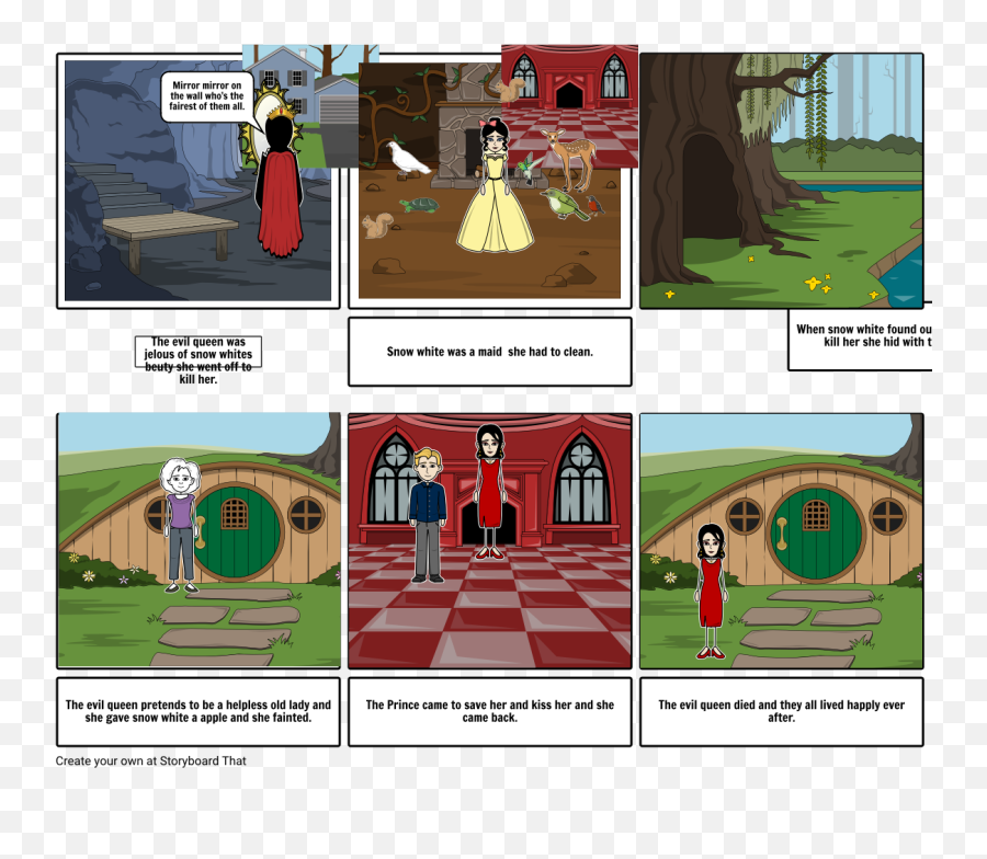 Snow White Storyboard Por Helis01111 Png