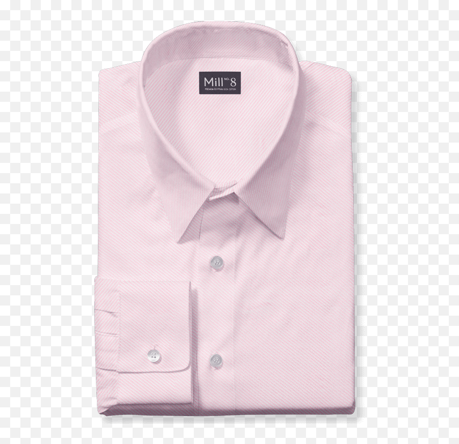 Menu0027s Pink Diagonal Stripe Custom Dress Shirts Mill No 8 - Formal Wear Png,Diagonal Stripes Png