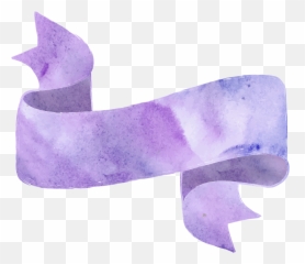 Purple Ribbon Banner Png