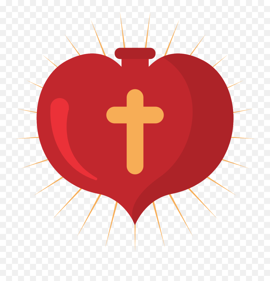 Free Sacred Heart 1187767 Png With Transparent Background - Christian Cross,Red X Icon Transparent Background