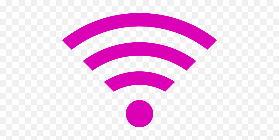 Wifi Symbol Png Icon Pink - Internet Connection Icon Png,Wifi Icon Images