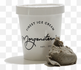 Black Sesame Caramel Ice Cream Pint Morgensternu0027s Finest - Lid png