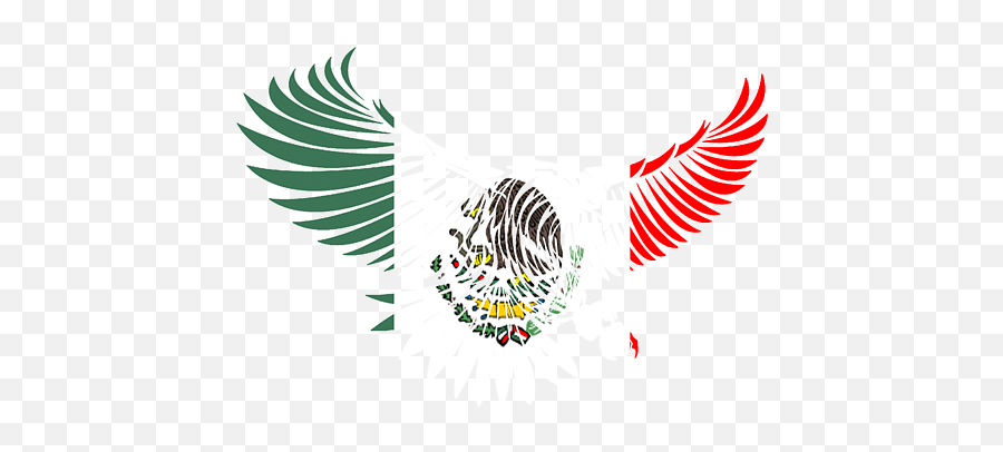 Flying Eagle Mexican Design Flag 1019853 - Png Mexican Pride Logo Png,Mexican Flag Transparent