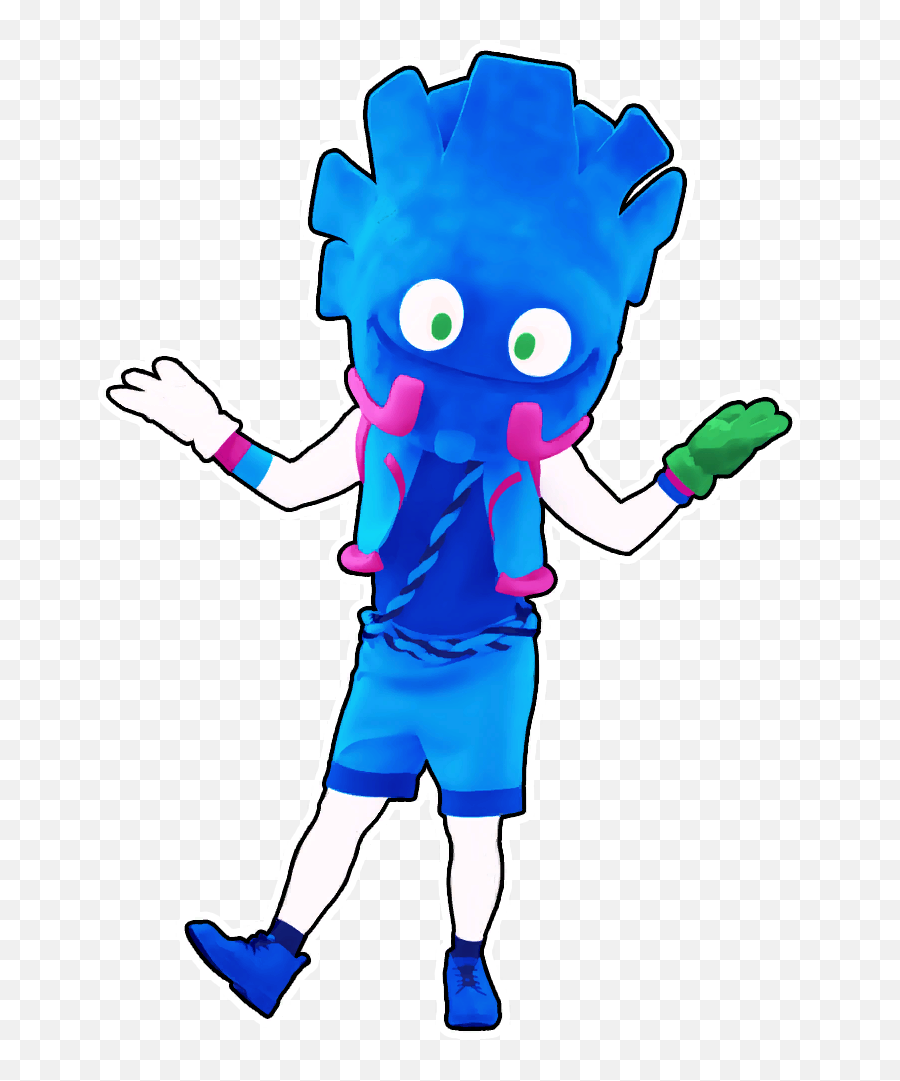 Blue Leek Shrugging Blank Template - Imgflip Just Dance Da Ba De Png,Shrugging Icon