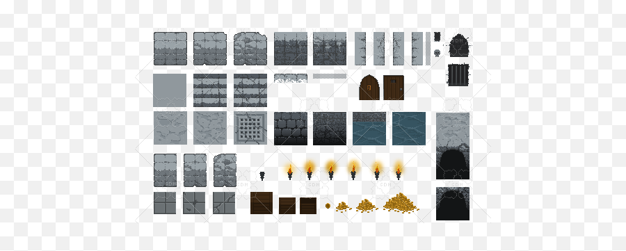 Rogue Gamedev Market - Top Down Lab Tileset Png,Rpg Inventory Icon