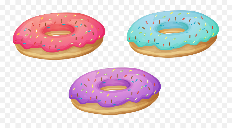 Download Free Printable Clipart And - Transparent Background Donuts Clipart Png,Donut Transparent Background