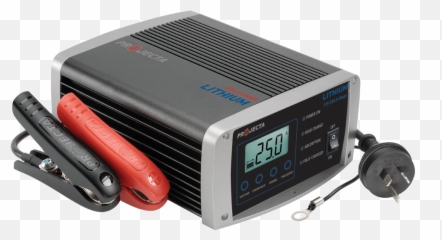 12v Automatic 25 Amp 5 Stage Lithium Battery Charger U2014 Projecta - 12v 50 Amp Battery Charger Png,Charger Png