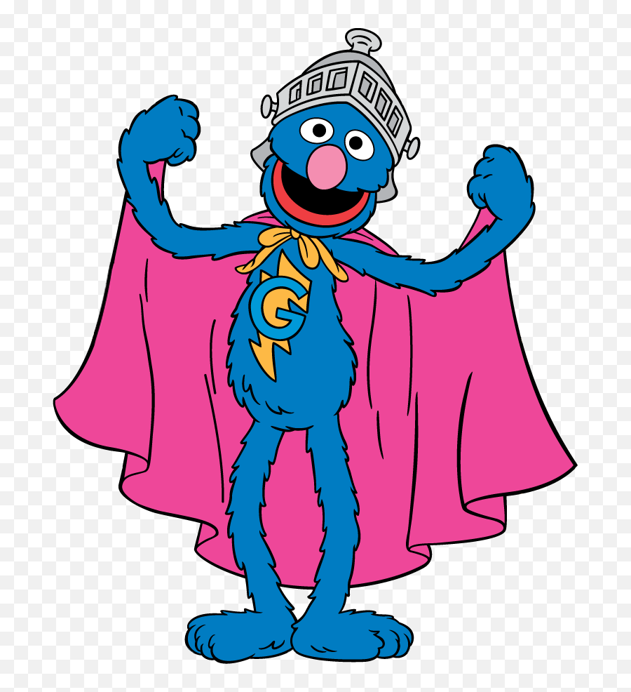 Sesame Street Grover Clipart Png Image - Clip Art Grover Sesame Street,Sesame Street Characters Png