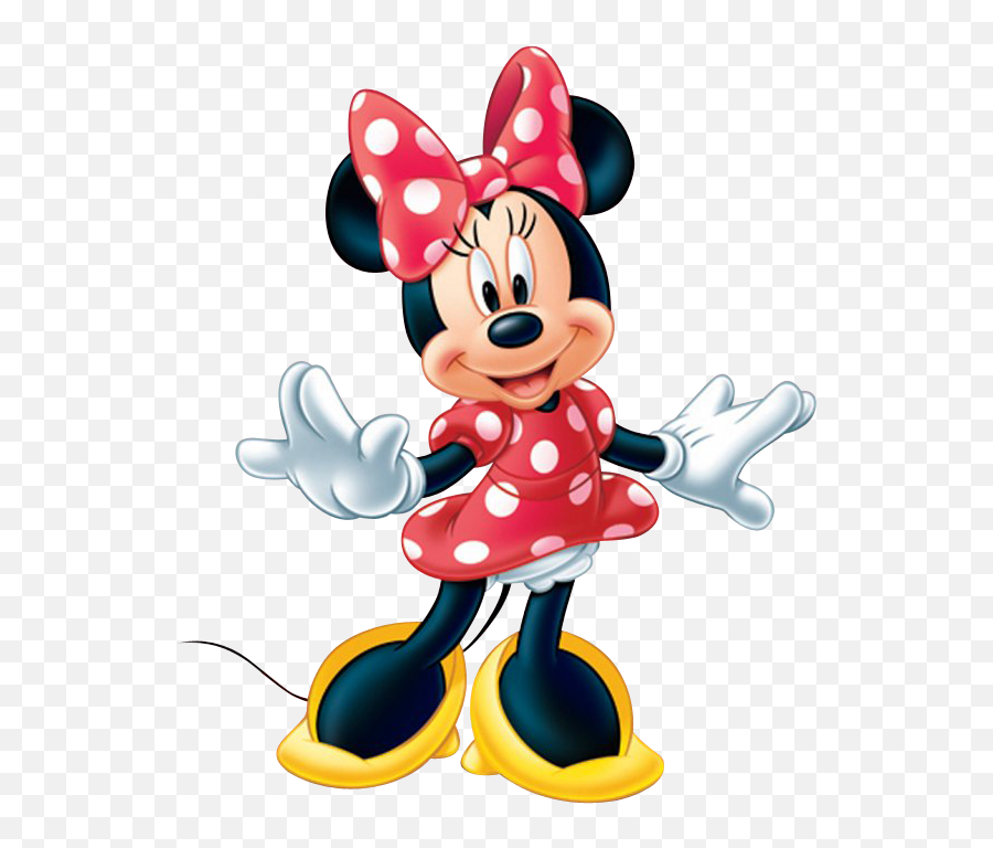 Imágenes De Minnie Mouse Roja Png - Minnie Mouse Name Tag,Minnie Png