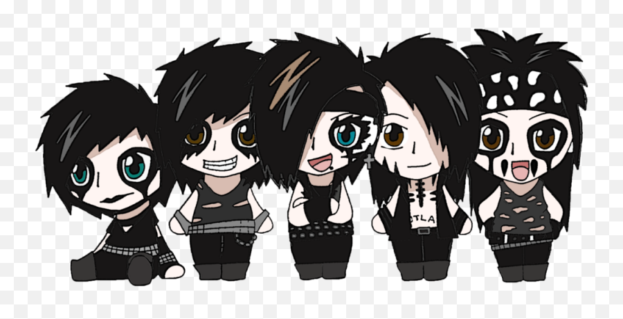 Pix For U0026gt Black Veil Brides Anime - Black Veil Brides Set The World On Fi9re Png,Veil Png