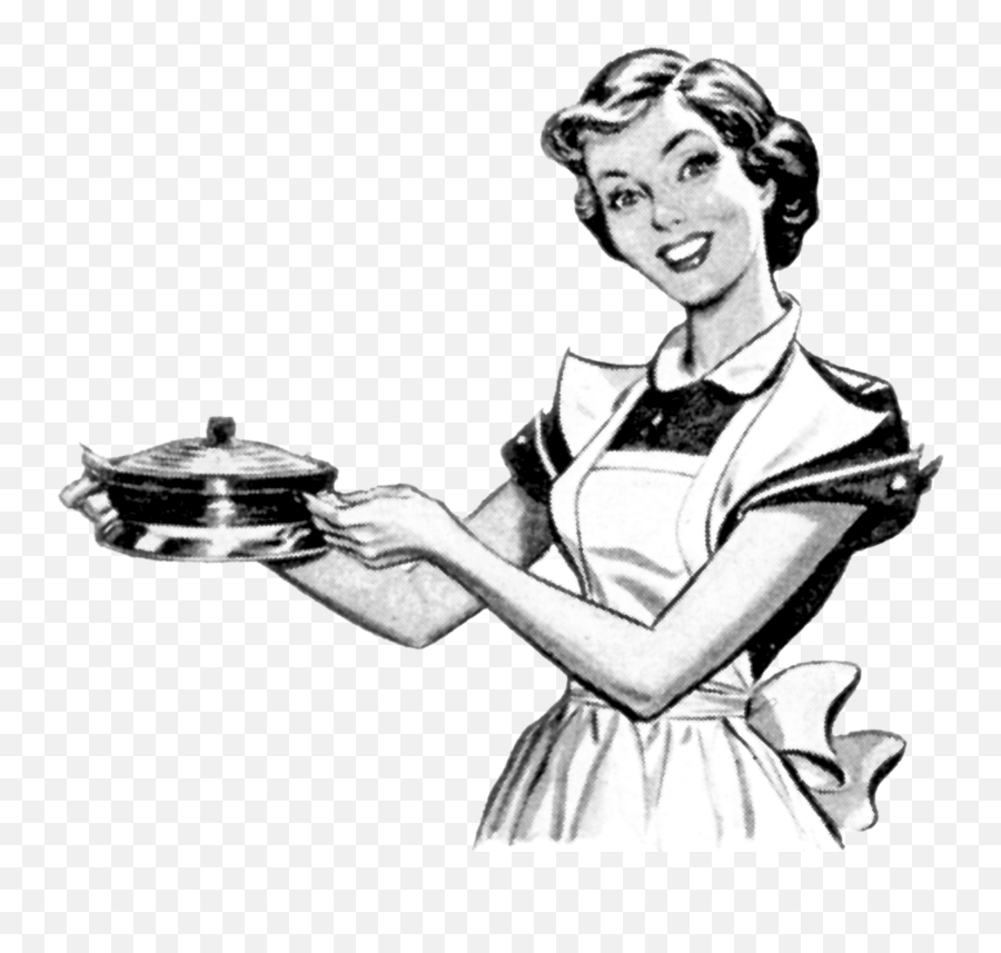Vintage Cooking - Vintage Woman Cooking Png,Cooking Clipart Png